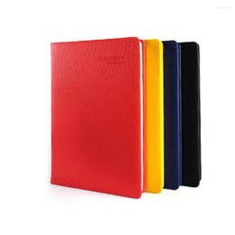 Cuaderno de negocios clásico de piel sintética, 80 GSM, papeles interiores, 96 hojas, TPN026