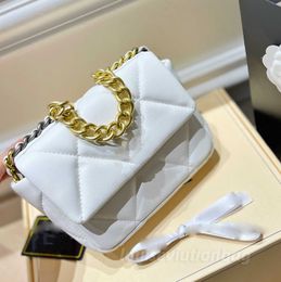 Classique rabat Designers marque sac Caviar Grain cuir de vachette mode sac à main femmes portefeuille doré chaîne sacs à bandoulière croix corps