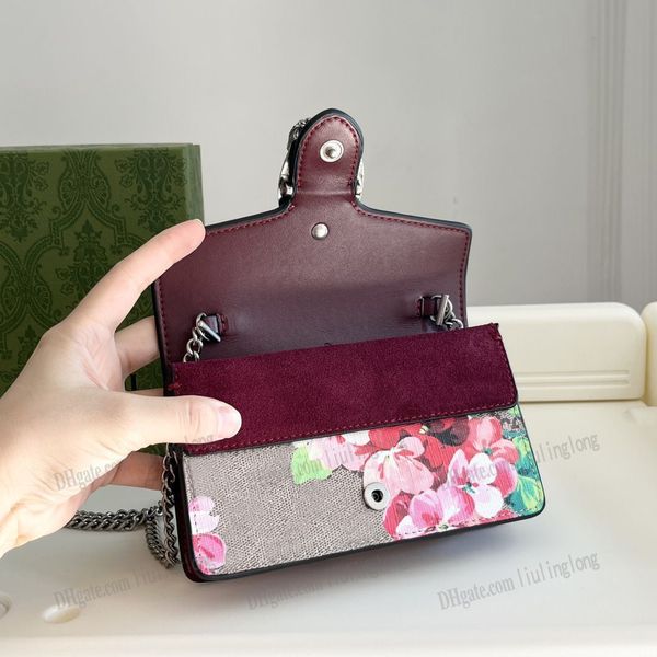 klassieke flap Dionysische zwarte ontwerper schoudertas dames messenger clutch lederen portemonnee zilveren ketting CrossBody tassen vrouw heren luxe handtassen portemonnee draagtas