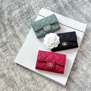 concepteurs de cuir authentiques classiques pour femmes porteurs de bourse pour femmes portefeuille portefeuille avec boîte de carte minimale d'origine Caviar 264p le plus chaud 264p