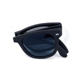 Gafas de sol plegables clásicas Diseñador de moda para mujer Gafas de sol plegables Gafas con gradiente UV400 para exteriores para unisex con estuche 266H