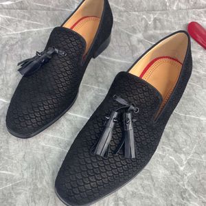 Zapatos de vestir formales clásicos para hombres, zapatos de ante con diamantes de imitación, calzado de boda para oficina de lujo, talla grande 38-48 con caja NO497