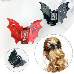 Classic Halloween Bat Hair Clip Hollow Non-Slip Claw Girl Hair Shark Clip Fashion Hair Pins Haaraccessoires voor vrouwen grappige hoofdtooi
