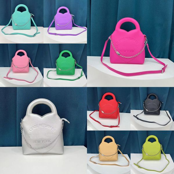 Bolso de hombro de Nueva York de calidad superior bolso de embrague bolso de hombro de color caramelo cuero PU TC bolso de diseñador bolso de mano paquete de mensajero bolsos de cadena paquetes de noche