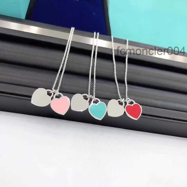 Collier de pêche haut de gamme classique Designer pour femmes pendentif 18 km bijoux originaux de bijoux 316l en acier inoxydable usine avec boîte 5419