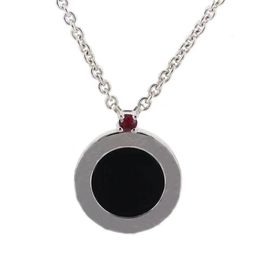 Pendentif rond classique petit homme rouge de haute qualité, collier de luxe créatif réglable, Design, bijoux 261A