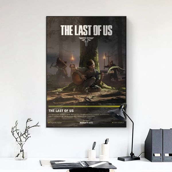 Film d'horreur classique The Last of Us Tolevas Painting Game Affiche HD Printing Modern Wall Art Picture Living Room Bedroom Decor