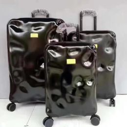 Klassiek Italiaans beschadigde koffer Bagage Suitcas Men Women Travel Spinner koffers