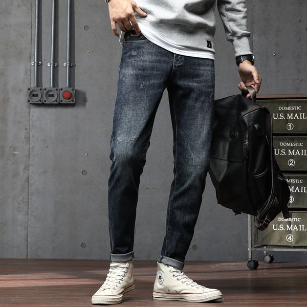 Jeans classiques hommes marque de mode décontracté Stretch rétro jean hommes coupe ajustée hommes Xintang Denim usine