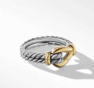 Klassieke sieraden Sieraden X ring designer Ringen Gevlochten Designer Mode voor Cross Vrouwen Luxe Koperen Ring Draad Vintage Verloving Verjaardag Cadeau 2UED