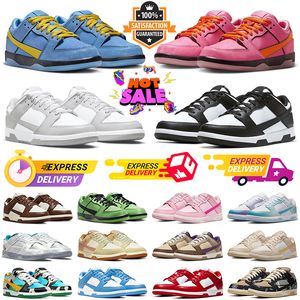 nike dunks dunk dunks low Panda triple rosa zapata baja de running hombre zapatillas de zapatillas entrenadores deportivos deportes