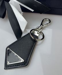 Porte-clés classique triangulaire, chaîne Anti-perte, étui pour clés de voiture, pendentif décoratif
