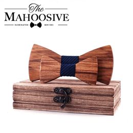 Clásico niño pajarita de madera niño niña bebé niños pajarita moda cebra madera color mascotas corbata 240202