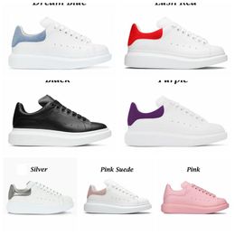 Zapatos clásicos para niños Zapato de diseñador Moda transpirable Juventud bebé Plataforma trasera sólida Blanco Zapatillas de deporte de cuero de gamuza genuina Estilo cómodo Zapatillas de deporte casuales vintage