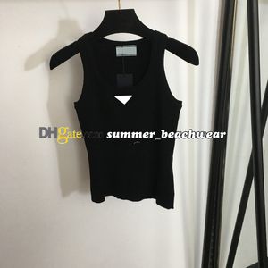 Klassiek gebreid vest Zomer ademend gebreide mouwloze tops Dames Slim Fit gebreid vest Sport ademend yogavest Tops