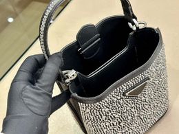 Klassieke leren bucket bag handtas Damesmode tas Handgeschilderde zachte schapenleren voering Modieus veelzijdig