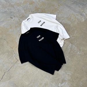 Lettres classiques impression T-Shirt hommes femmes surdimensionné T-Shirt Top 1 qualité noir blanc T-Shirt