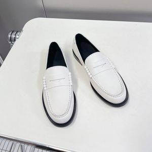 Klassieke loafers dames slippers metaalgespelen Italiaanse loafers geprinte mode casual flats ontwerper trouwfeest zakelijk kantoor oxford flat lederen schoenen
