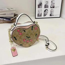 Dames tas liefde hart bewegen gestreepte messenger tassen 2024 nieuwe presbyopic lovewomen's tas china tas