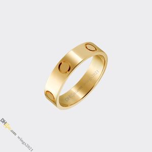 Classic Love Ring Designer ring sieraden ontwerper voor vrouwen titanium stalen ringen vergulde nooit vervagende niet-allergisch, goud/zilver/roségoud;Store/21417581