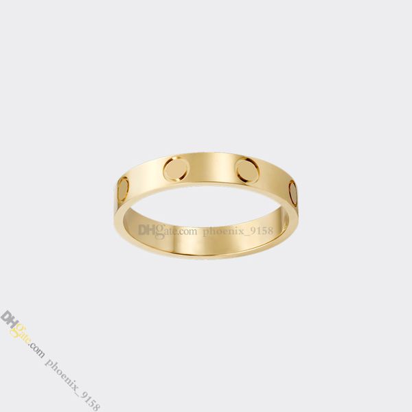 Classic Love Ring Designer Ring Jewelry Designer Fomen Women Gold Ring Titanium Steel Anneaux Gold-plaqués jamais décolorés non allergiques, magasin / 21890787