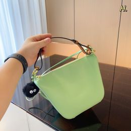 Klassieke Luxe 7A Lowee Hangmat Hobo Designer Tas Dames Echt Leer Winkelen Schoudertas Met Riem Vintage Merk Groene Portemonnee Handtas Mode Crossbody Zadeltas