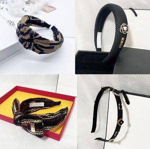 Klassieke luxe Desinger -brief Hoofdbanden Women Fashion Hoofdress Party Outdoor Sport Gifts Sports Jewelry Head Wrap