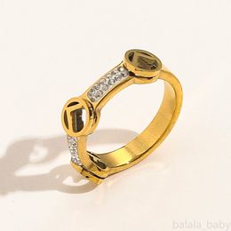 Bagues de créateurs de bijoux de luxe classiques pour femmes, bagues d'amour en diamant plaqué or 18 carats, bague fine