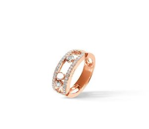 Klassieke luxe liefdesband ring mode vrouw trouwringen kwaliteit diamantschroef roestvrij staal zirkoon sieraden geschenken forsapphire c6267042