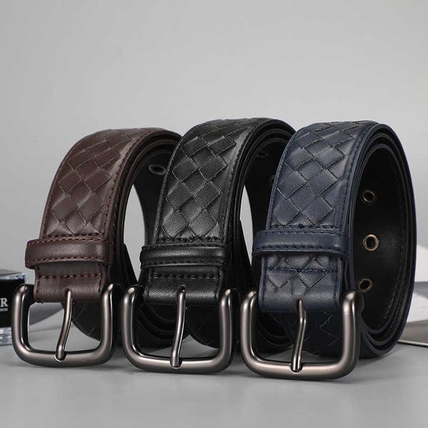 Ceinture en cuir de luxe classique pour hommes et femmes, qualité haut de gamme, boucle à aiguille originale, tête pure tissée à la main TopSelling Paris