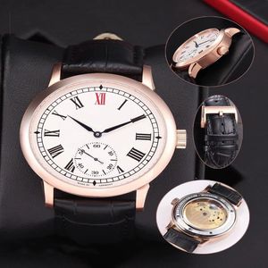 Classic Man's Watch Man Watch Luxury Watch Mechanical Watchs Automatic Movement Glass Back 048-2260P