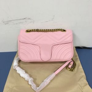2024 Pink Bag Classic Marmont Bag Fomen Crossbody Bolsas