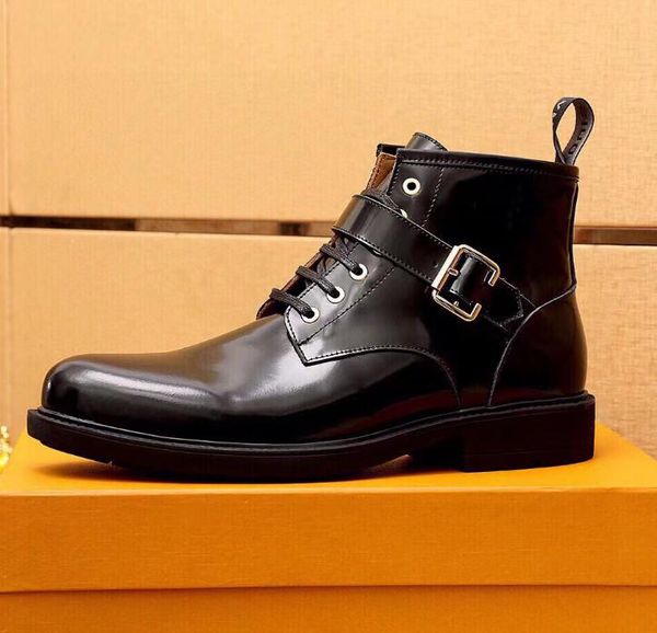 Botas Martin clásicas, zapatos para hombre, zapatos de diseñador de lujo de cuero, zapatos cortos para hombre a la moda