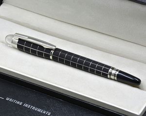 hoge kwaliteit zwarte Rollerball/balpen met kristallen hoofd school kantoorbenodigdheden mode Schrijven inkt pennen Gift