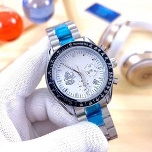Klassieke heren heren 50e verjaardag automatische horloges beweging Mechanisch james bond 007 Designer horloge ruimte montre de luxe Stainle221W