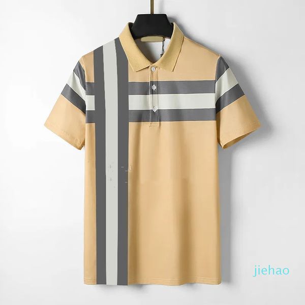 Camisa polo clásica para hombre Camisas de diseñador de verano para hombre Camisa polo de marca de lujo Camiseta informal de negocios Camisas de estilo inglés Hombre Tamaño asiático M - XXXL