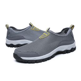 Classique hommes chaussures de course noir gris marine mode # 28 hommes formateurs Sports de plein air baskets marche coureur taille de chaussure 39-44