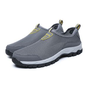 Classique hommes chaussures de course noir gris marine mode # 27 hommes formateurs Sports de plein air baskets marche coureur taille de chaussure 39-44