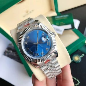 Klassieke heren- en dameshorloge luxe horloge 41 mm36mm Mechanische automatische roestvrijstalen Romeinse digitale horloge -rand