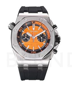 Classic Men's Watch Quartz Movement Silicone Strap Rotary Watch Ring Inner Sapphire Glass adapté à la plongée