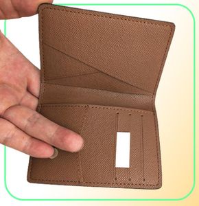 Klassieke mannen vrouwen bifold creditcardhouder mode plaid check bloemstijl heren mini bank kaarthouder kleine portemonnee slanke portemonnee w8559585