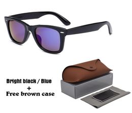Hommes classiques femmes lunettes de soleil pour hommes Designer Sun verrouses de soleil unisexes oculos mâles 8 couleurs à choisir avec les caisses de brwon7323269