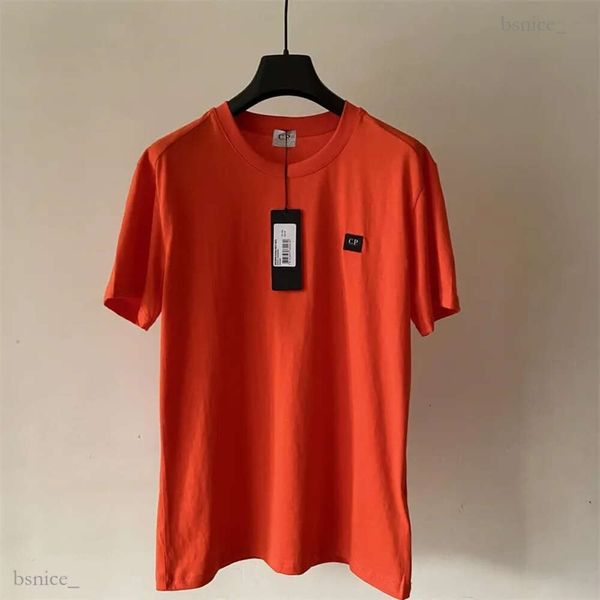 Camiseta clásica para hombre CP Camisetas de diseño Hombres de lujo Camisetas de manga corta Jersey de algodón Diseño de etiqueta CP pequeña Camiseta para hombre Moda Top Polos 208