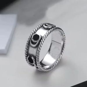 Classic Mens Designer Ring Love Rings For Women Ghost Skull Luxury ring Geplaatste Vintage Silver Letter Fashion Unisex