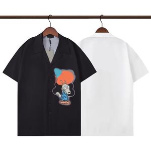 T-shirt classique pour hommes avec lettre d'été chemises à manches courtes chemise de bowling en soie pour hommes tee-shirt en vrac Tops multi couleurs M-3XL