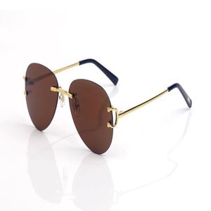 Classics Mens Sunglasses Brand Design UV400 Eyeglass Metal Gold Frame Sun Glasses Men Femmes Trames de lunettes en alliage Tiny Wire avec Red BO 252M