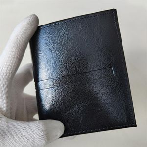 Classic Mens Wallet Credit Card Holder draagbare geldclip hoogwaardige lederen zakelijke muntentas Duitse vakmanschap portemonnee met B2048