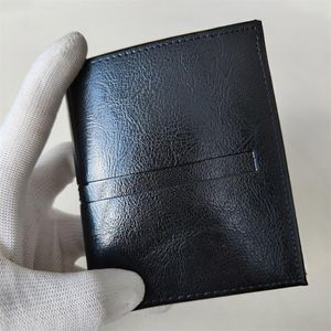 Classique Hommes Portefeuille Titulaire De La Carte De Crédit Portable Clip De Trésorerie En Cuir De Haute Qualité Business Coin Sac Allemand Artisanat Bourse Avec B323A