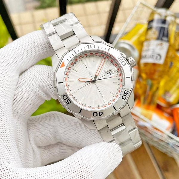 Classic Mens Watch Automatic Mechanical Watchs Business Wrist Wrists Silver Quatre