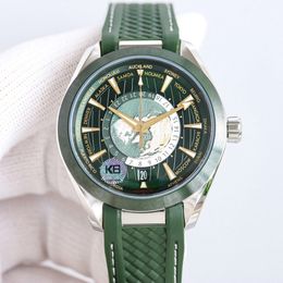 Klassiek herenhorloge mechanische automatische horloges 43 mm saffier zakelijk polsbandje 904L roestvrij staal waterdicht Montre de Luxe